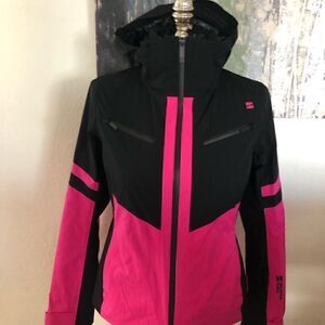 Mountain Force Women's Dana Hot Pink/Black Ski Winter Jacket Size 38/Medium